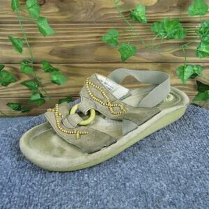 Earth Women's Nile Gladiator Brown Leather Sz 8.5 Wide Used 2025‎